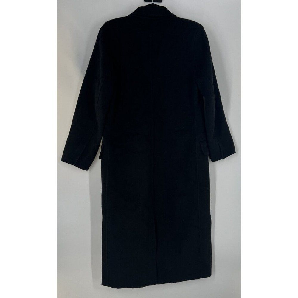 [SOLD] SANDRO Mystere Double Breasted Long Coat Size 36 - Picture 3 of 7